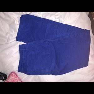 Blue Corduroy Pants from J. Crew